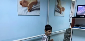 Antalyalı 7 yaşındaki Özge yeni protezine kavuştu
