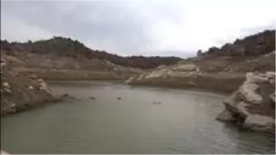 Baraj suları çekildi tarihi Çağlayan Köprüsü gün yüzüne çıktı