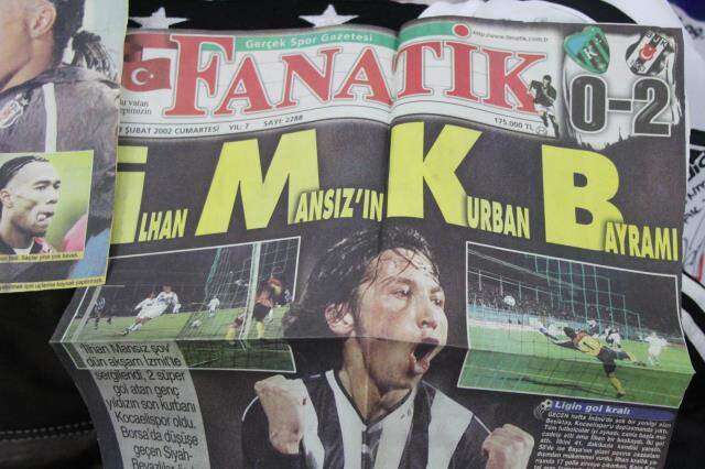 Beşiktaş taraftarı Abdullah Didinmez, 35 yıldır gazete haberlerini biriktiriyor