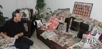 Nevşehir: Beşiktaş taraftarı Abdullah Didinmez, 35 yıldır gazete haberlerini biriktiriyor Nevşehir: Beşiktaş taraftarı Abdullah Didinmez, 35 yıldır gazete haberlerini biriktiriyor