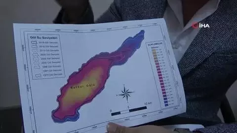Burdur Gölü'nün su seviyesi son 50 yılda 17 metre düştü