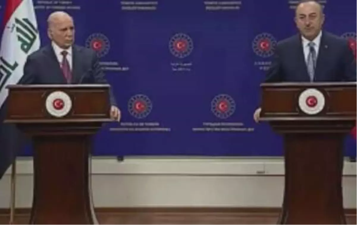 Irak Dışişleri Bakanı Fuad Hüseyin, Çavuşoğlu ile ortak basın toplantısında konuştu Açıklaması