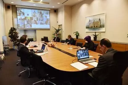 Cumhurbaşkanlığı Sözcüsü Kalın, AB Büyükelçileri ile görüştü