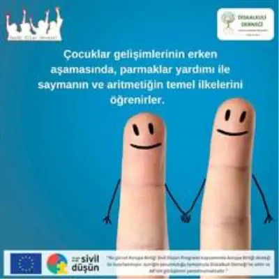 Diskalkuli Derneğinden 'Haydi, Eller Havaya' projesi Diskalkuli Derneğinden 'Haydi, Eller Havaya' projesi