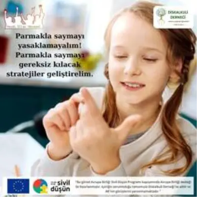 Diskalkuli Derneğinden 'Haydi, Eller Havaya' projesi Diskalkuli Derneğinden 'Haydi, Eller Havaya' projesi