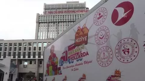 Doğu ve Güneydoğu'daki çocuklar için hazırlanan 'Hediye Karavanı' yola çıktı Doğu ve Güneydoğu'daki çocuklar için hazırlanan 'Hediye Karavanı' yola çıktı