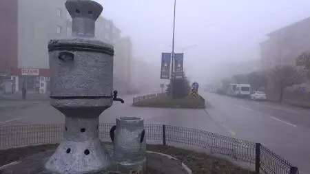 Erzurum ve Kars'ta yoğun sis Erzurum ve Kars'ta yoğun sis