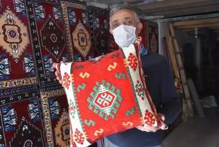 Osmanlı dönemi hasır yastıkları Avrupa'ya da gönderiyor Osmanlı dönemi hasır yastıkları Avrupa'ya da gönderiyor