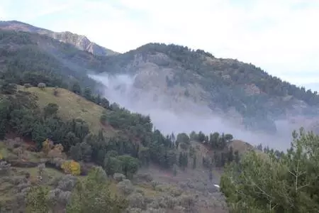 Spil Dağı'nda sis güzelliği
