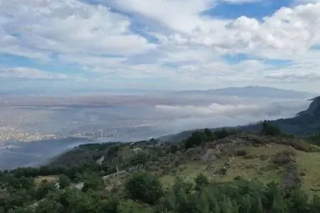 Spil Dağı'nda sis güzelliği