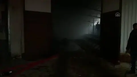 Son dakika haberi: Bursa'da büyükbaş hayvan çiftliğinde çıkan yangın söndürüldü