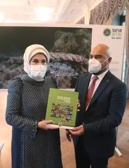 Son dakika! Emine Erdoğan, TFMD Yılın Basın Fotoğrafları 2020 Ödül Töreni'nde konuştu Açıklaması