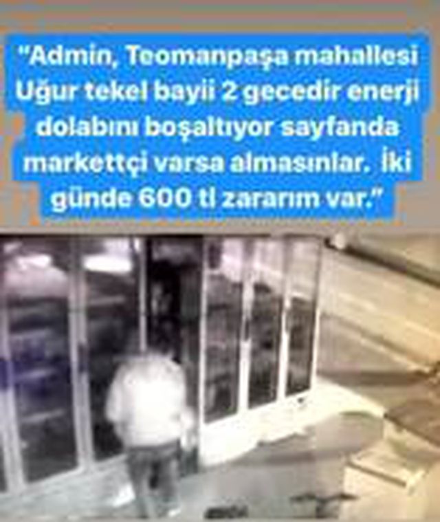 Hırsızın enerji içeceği aşkı, market sahibini isyan ettirdi