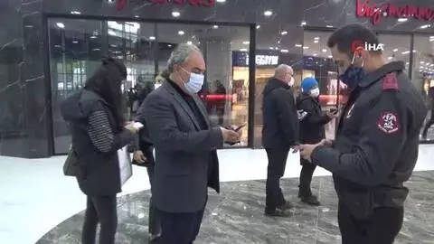 Mardian Mall AVM'de HES kodu denetimi eksiksiz uygulanıyor Mardian Mall AVM'de HES kodu denetimi eksiksiz uygulanıyor