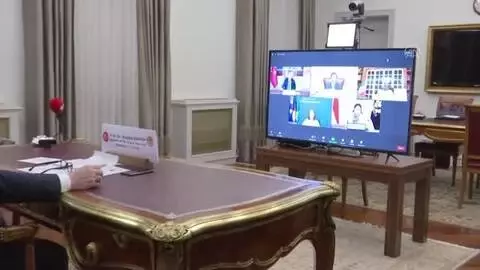 Şentop'tan MIKTA parlamento başkanlarına Kovid-19'la mücadelede iş birliği çağrısı