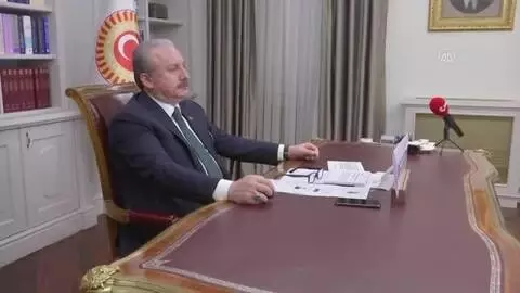 Şentop'tan MIKTA parlamento başkanlarına Kovid-19'la mücadelede iş birliği çağrısı