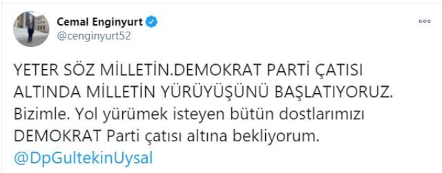 Son Dakika! MHP'den ihraç edilen Ordu Milletvekili Cemal Enginyurt, Demokrat Parti'ye geçti