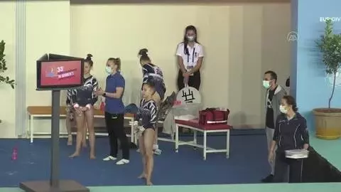 Avrupa Kadınlar Artistik Cimnastik Şampiyonası'nda gençlerde elemeler devam ediyor Avrupa Kadınlar Artistik Cimnastik Şampiyonası'nda gençlerde elemeler devam ediyor