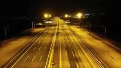 Dev projenin gece görüntüsü hayran bıraktı