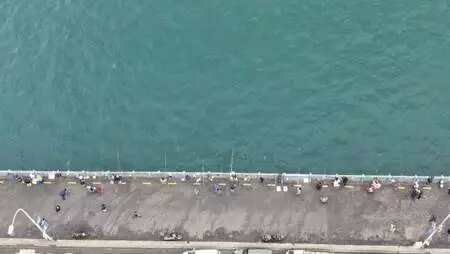 Eminönü ve çevresindeki yoğunluk havadan görüntülendi Eminönü ve çevresindeki yoğunluk havadan görüntülendi