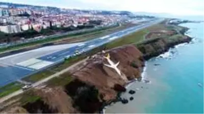 Pistten çıkan uçak için karar aşamasına gelindi Pistten çıkan uçak için karar aşamasına gelindi
