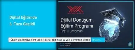 YÖK'ten 'dijital eğitim sertifikası' töreni YÖK'ten 'dijital eğitim sertifikası' töreni