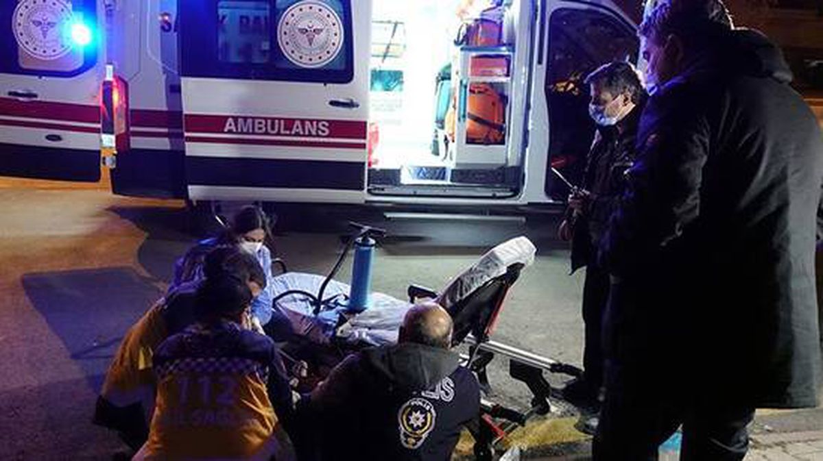 'Dur' ihtarına uymayan sürücü, otomobiliyle polise çarptı
