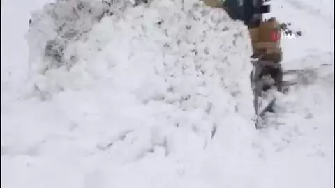 Kar esareti başladı Kar esareti başladı