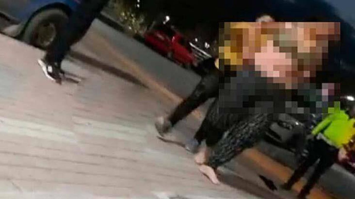 'Tırnakçı' kadın, gözaltına alınmamak için çırılçıplak soyundu