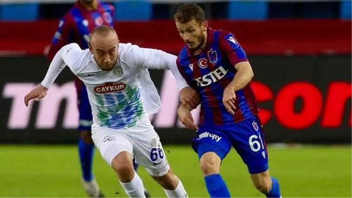 Trabzonspor, Çaykur Rizespor'u geriden gelerek 2-1 mağlup etti