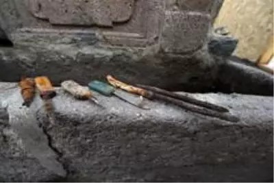 Ulucanlar Cezaevi'nin 135 yıllık çeşmesinden 'zula' çıktı Ulucanlar Cezaevi'nin 135 yıllık çeşmesinden 'zula' çıktı