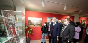 Ümraniye'de 'Göç' konulu resim sergisi açıldı
