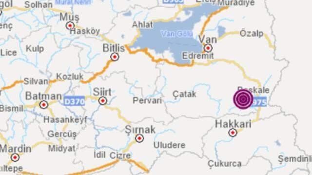 Van'da 4,4 büyüklüğünde deprem