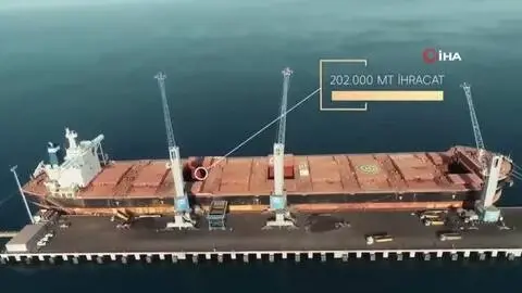 Hatay Atakaş Limanı'nda ihracat rekoru