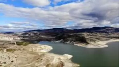 Başkent'in barajlarındaki doluluk oranı görüntülendi Başkent'in barajlarındaki doluluk oranı görüntülendi