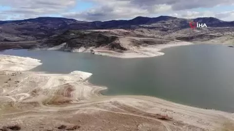 Başkent'in barajlarındaki doluluk oranı görüntülendi Başkent'in barajlarındaki doluluk oranı görüntülendi