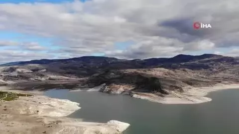 Başkent'in barajlarındaki doluluk oranı görüntülendi Başkent'in barajlarındaki doluluk oranı görüntülendi