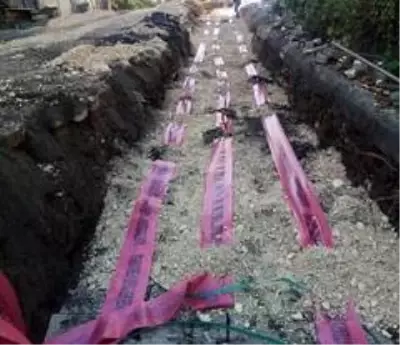 Kumru'da elektrik hatları yer altına alınıyor Kumru'da elektrik hatları yer altına alınıyor
