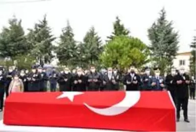 Susurluk'ta görevi başında şehit olan polis memuruna tören