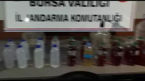 123 litre sahte içki ele geçirildi 123 litre sahte içki ele geçirildi