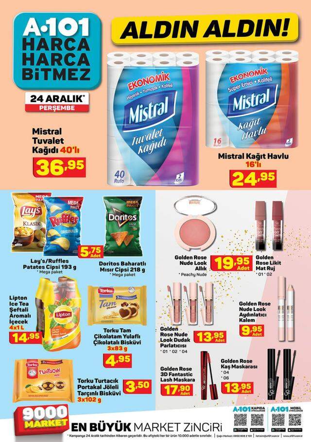 A101 24 Aralık 2020 Aktüel Ürünler Kataloğu - A101'de bu hafta indirimde neler var?
