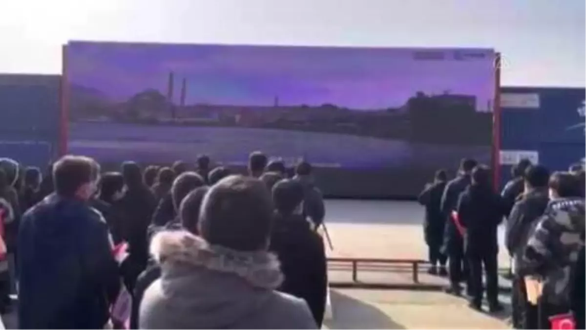 Çin'e ulaşan ilk ihracat treni için karşılama töreni yapıldı