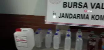 Bursa'da kaçak alkol operasyonu