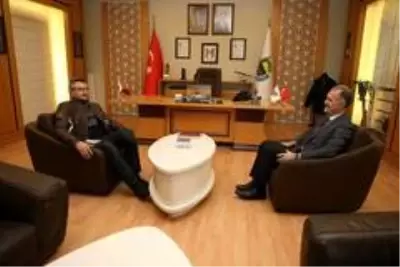 Kürşat Tüzmen'den Başkan Taban'a ziyaret Kürşat Tüzmen'den Başkan Taban'a ziyaret