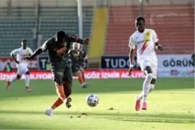 Süper Lig: Aytemiz Alanyaspor: 1 - Yeni Malatyaspor: 1 (Maç sonucu)