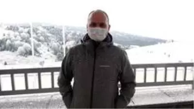 Uludağ'a gelen turistler hayran kaldı Uludağ'a gelen turistler hayran kaldı