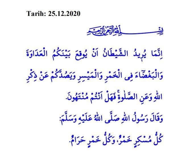 25 Aralık Cuma hutbesi yayınlandı! 25 Aralık Cuma Hutbesi yayınlandı! 25 Aralık Cuma Hutbesi tam metni!