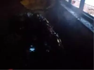 Ağrı'da Suriyeli ailenin oturduğu bir evde yangın çıktı Ağrı'da Suriyeli ailenin oturduğu bir evde yangın çıktı