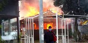 Erdek'te motel alev alev yandı