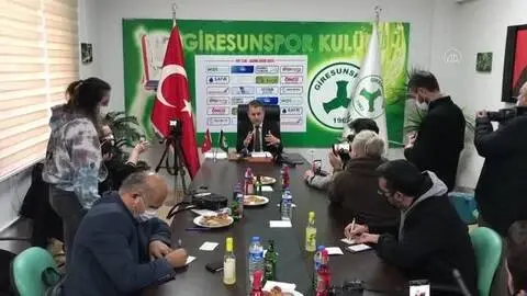 Giresunspor Kulübü Başkanı Karaahmet: 'İnşallah düşlediğimiz yerlere geliriz' Giresunspor Kulübü Başkanı Karaahmet: 'İnşallah düşlediğimiz yerlere geliriz'